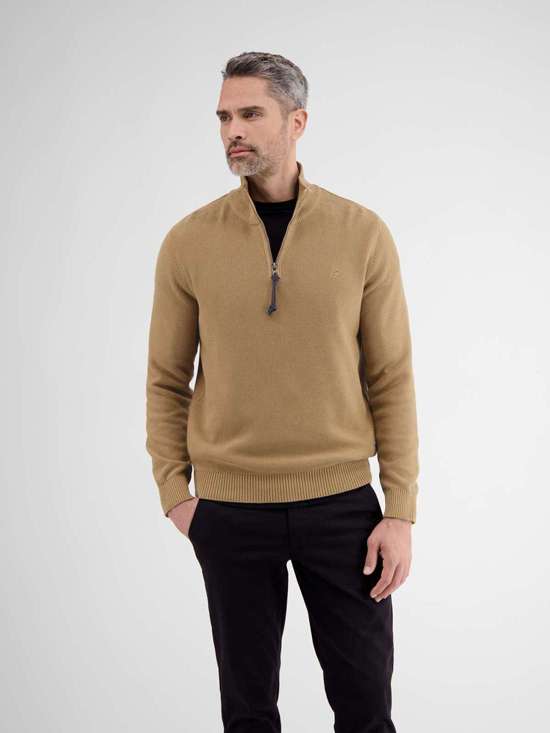 Вязаный свитер LERROS Leichter Stricktroyer in modischer Strukturqualität