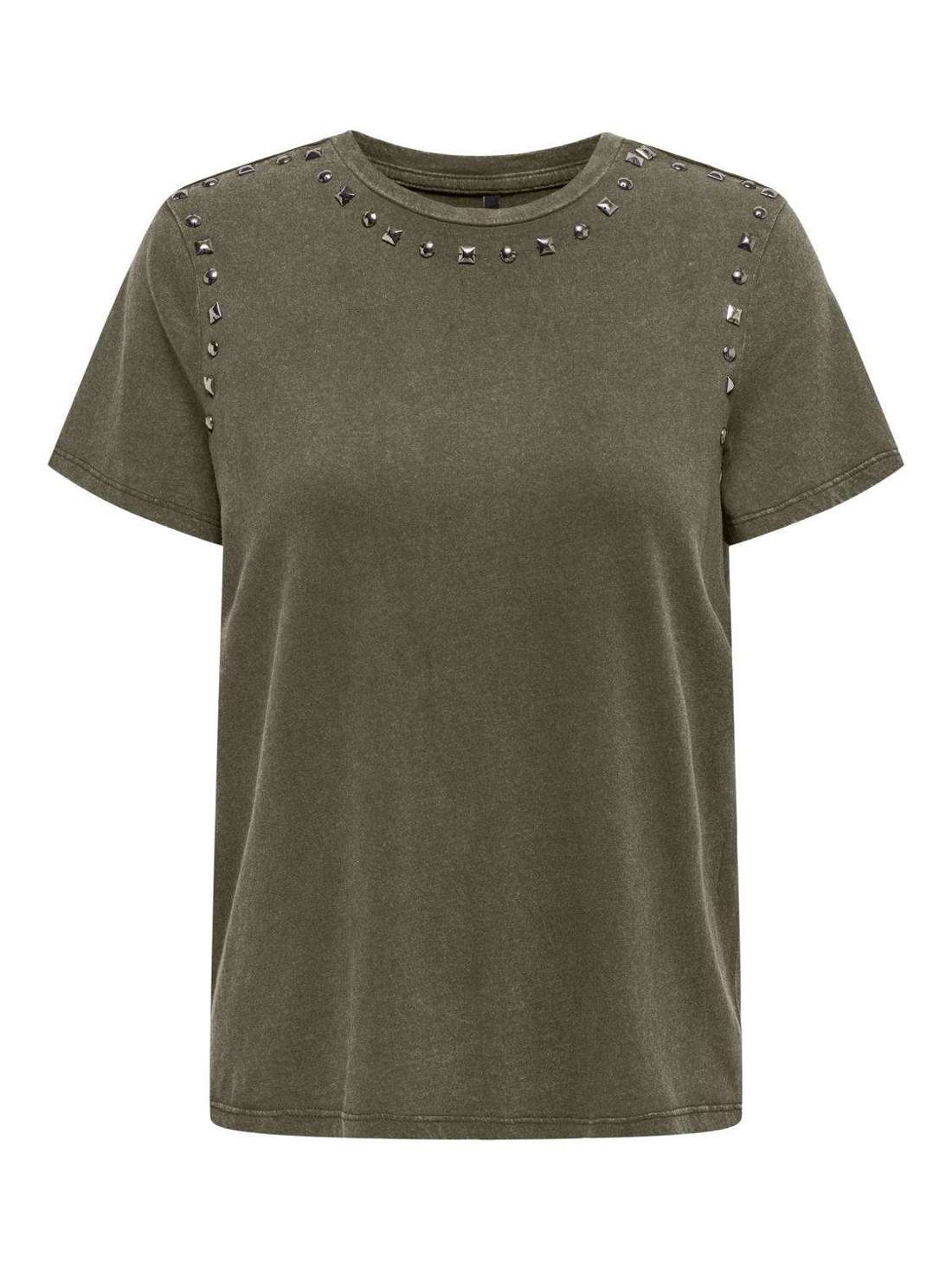 Рубашка с коротким рукавом ONLLUCY S/S STUDS TOP BOX JRS