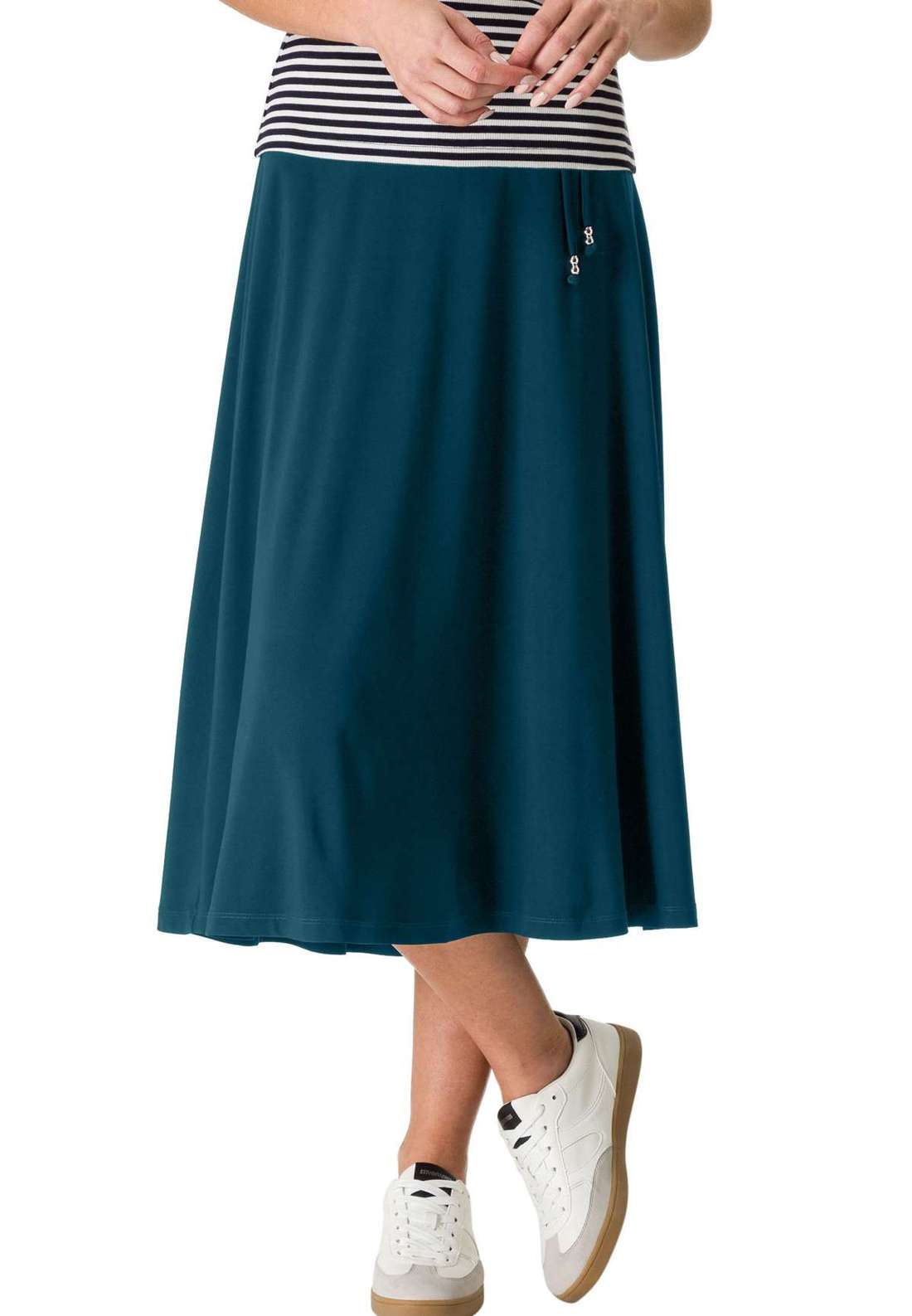 юбка-миди zero Midirock mit Bindedetail