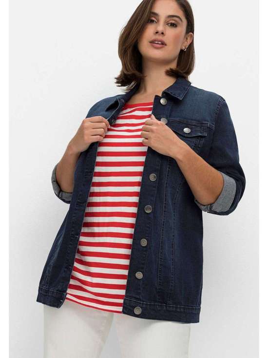 Джинсовая куртка Große Größen