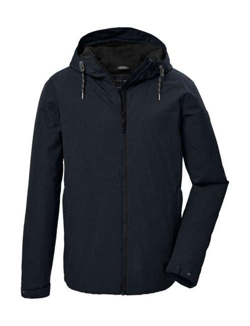 Killtec G.I.G.A. DX Women's Knitted Fleece Jacket – Hooded, Jacquard Look, Made With Recycled Materials