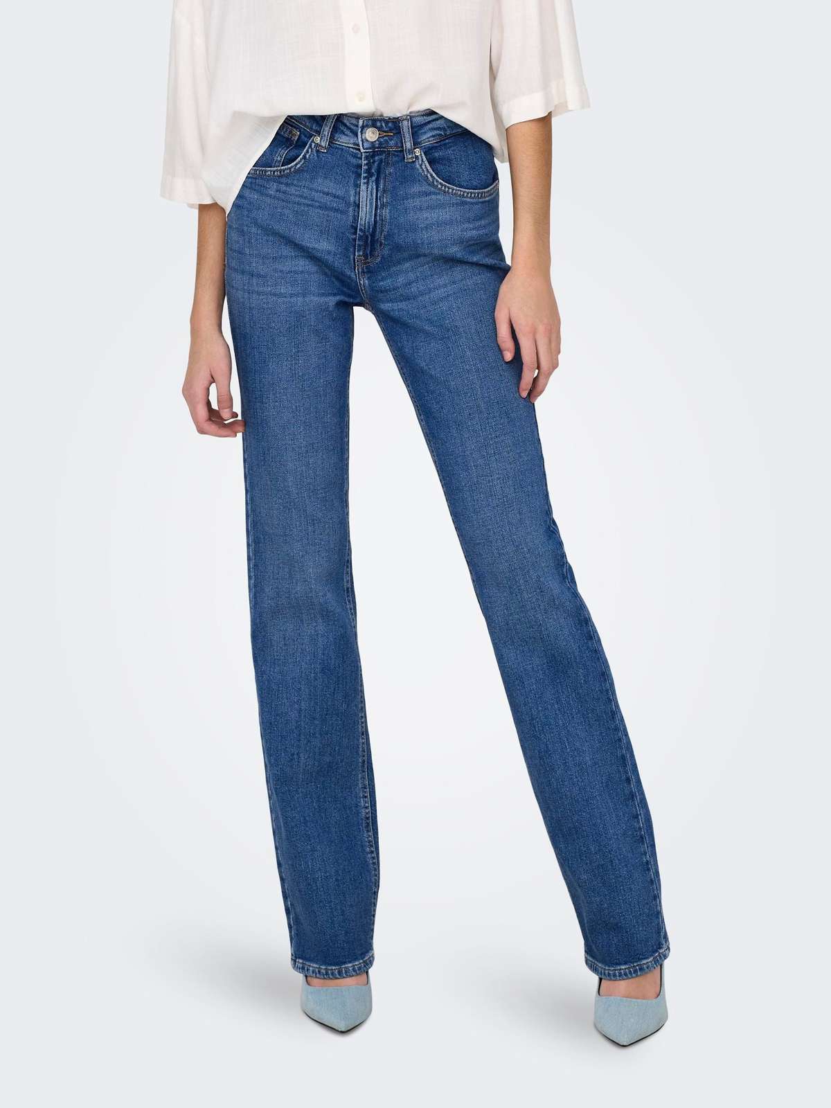Джинсы Bootcut ONLEVERLY MW SWEET FLARED DNM CRO187