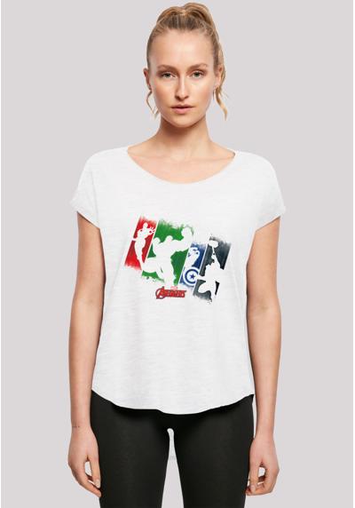 футболка Long Cut T-Shirt `Marvel Avengers Team Punch Out`