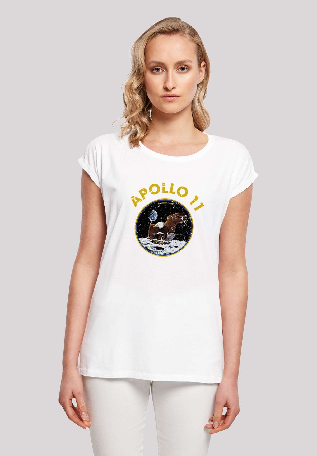 футболка NASA Classic Mondlandung White