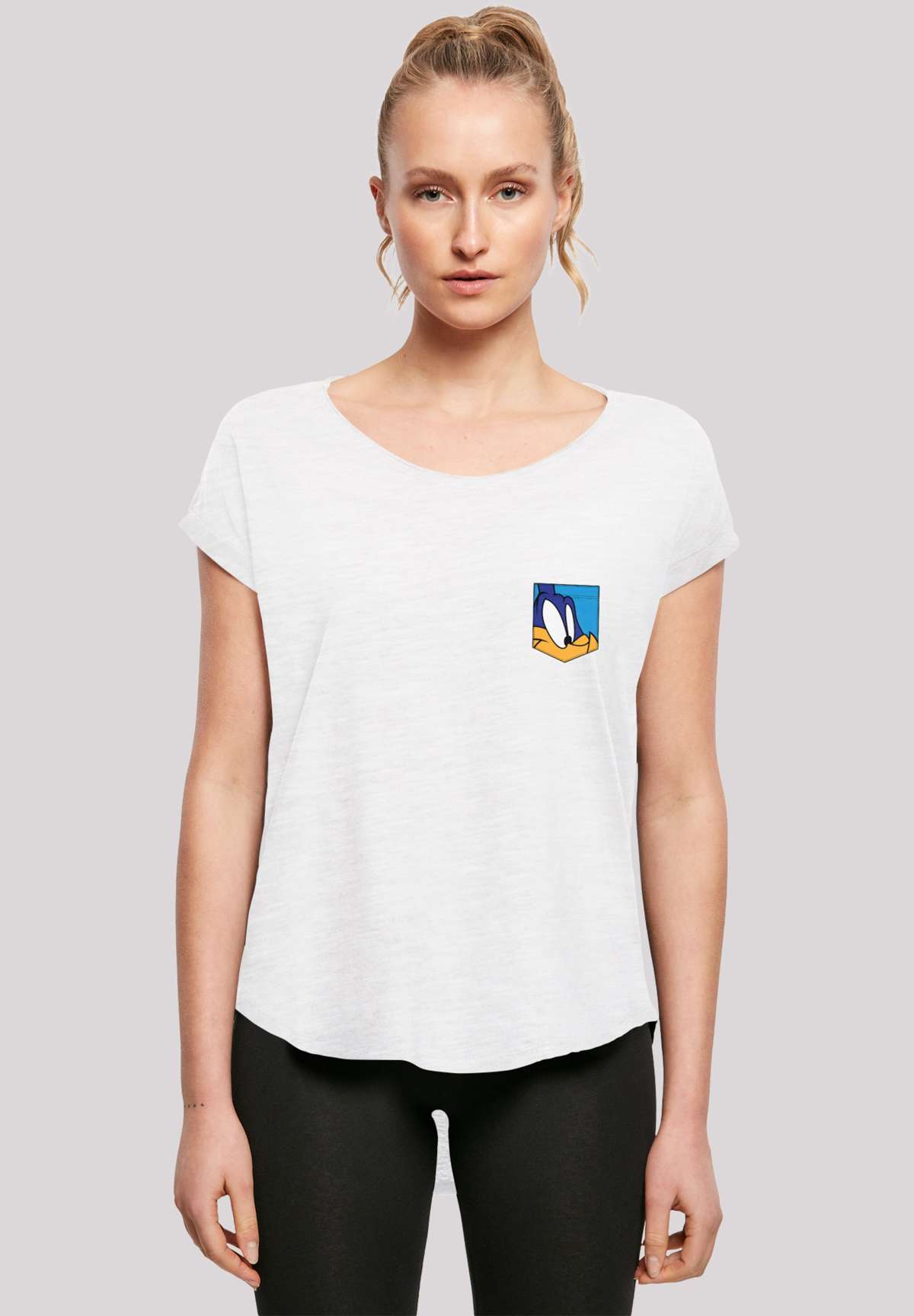 футболка Looney Tunes Road Runner Face Faux Pocket