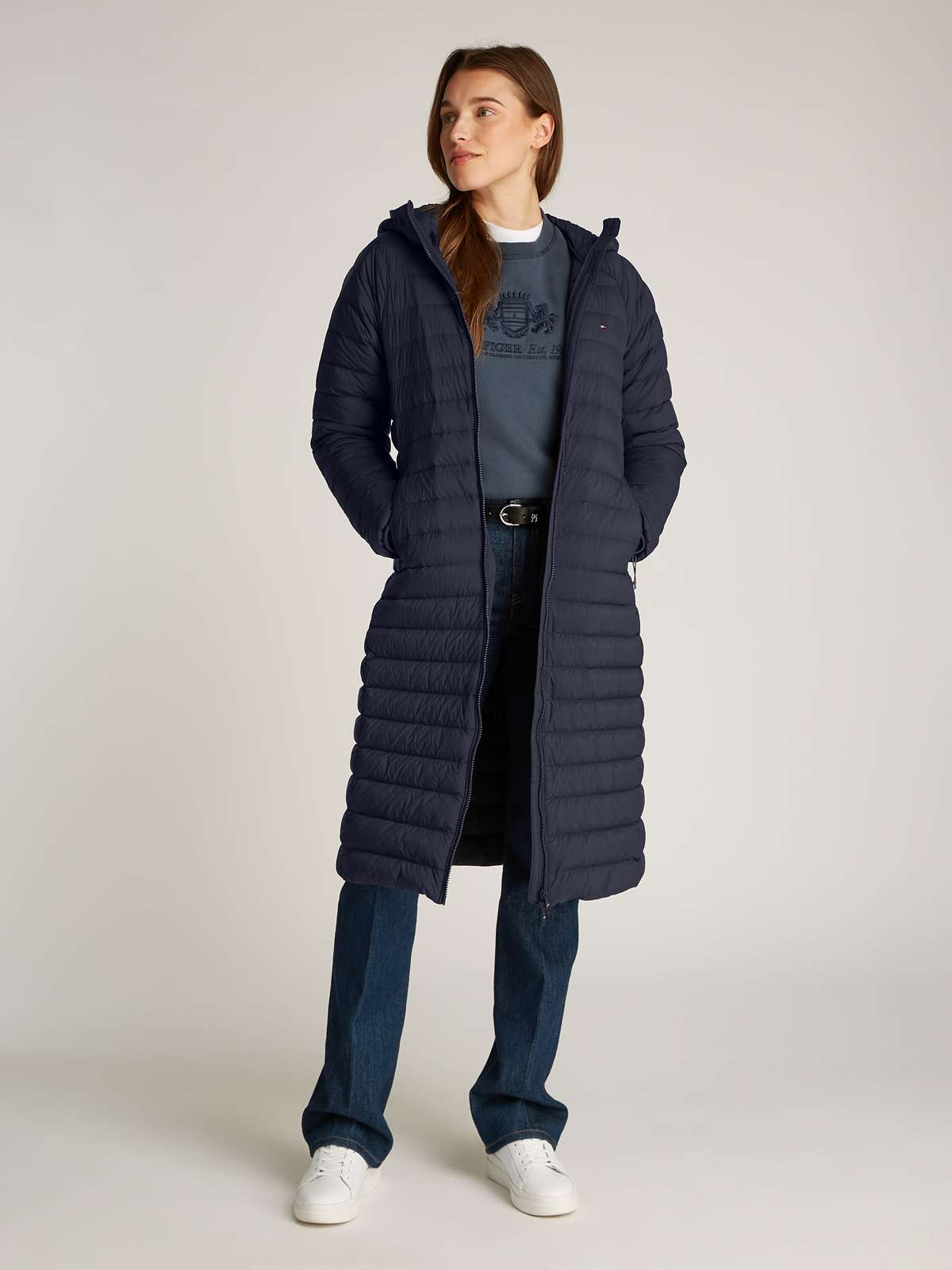 Стеганое пальто с легким утеплителем SPORTY LW DOWN MAXI