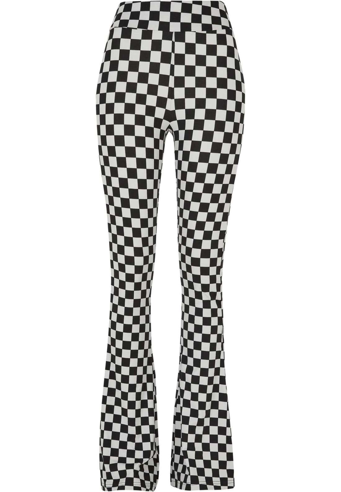 леггинсы Urban Classics Damen Ladies Checked Boot Cut Leggings