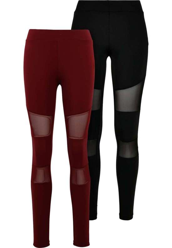 леггинсы Urban Classics Damen Ladies Tech Mesh Leggings 2-Pack