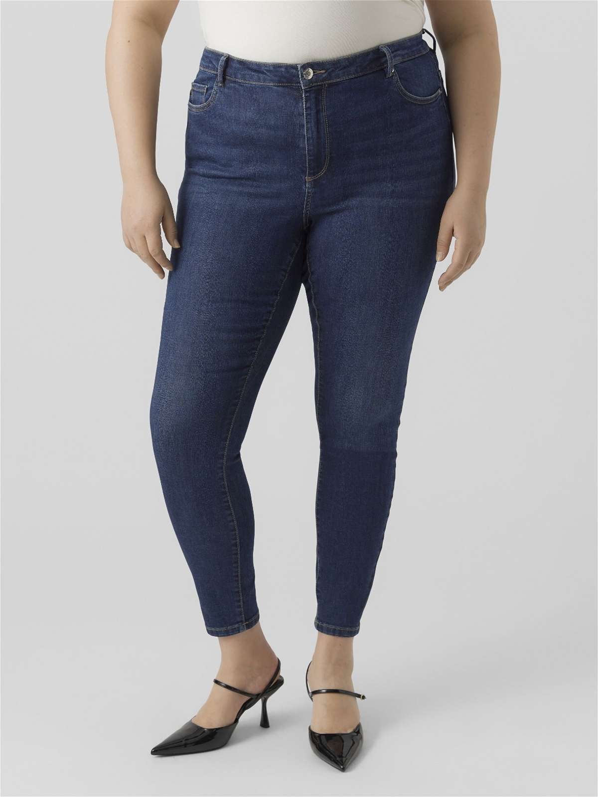 Джинсы скинни VMPHIA HR SKINNY J GU3113 CURVE NOOS