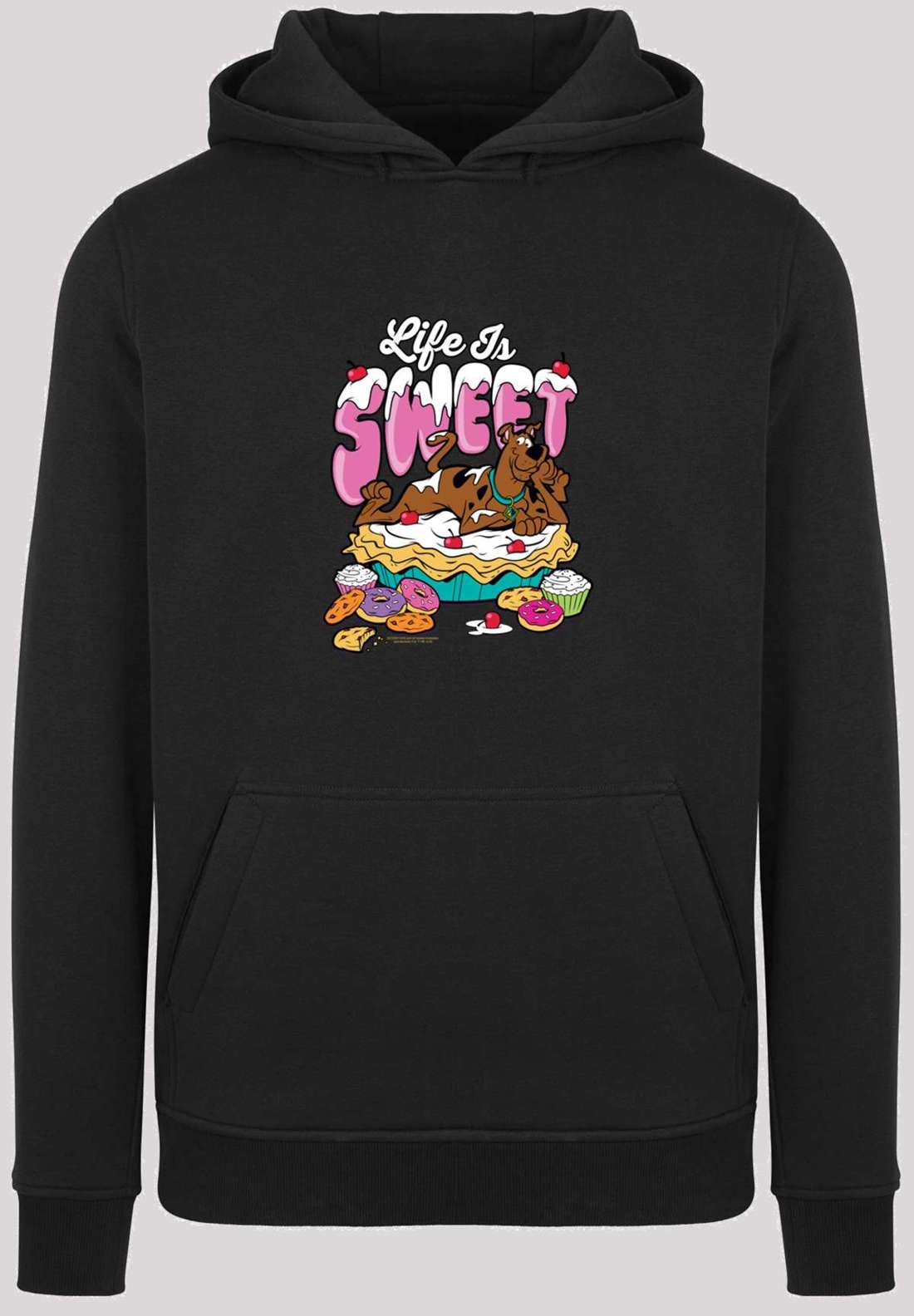 толстовка Herren Scooby Doo Life Is Sweet -BLK with Heavy Hoody