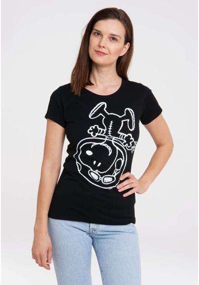 Футболка с лицензионным оригинальным дизайном Snoopy - Astronaut