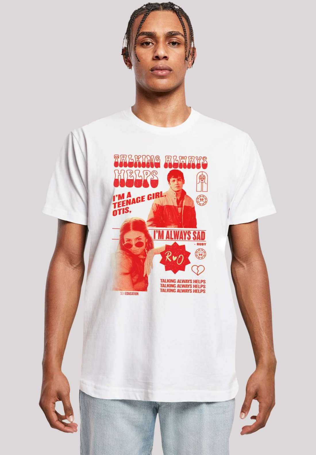 футболка Sex Education Otis Talking Helps Netflix TV Series