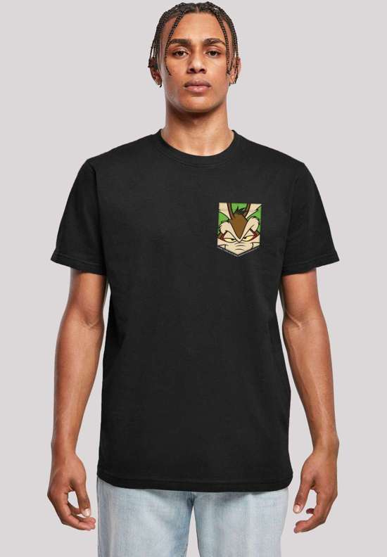 футболка Looney Tunes Face Faux Pocket