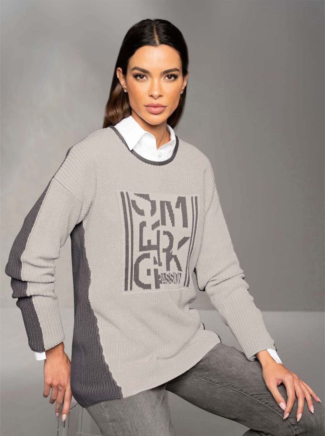 Свитер с круглым вырезом Pullover