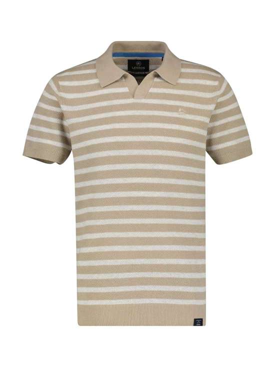 Рубашка-поло в полоску