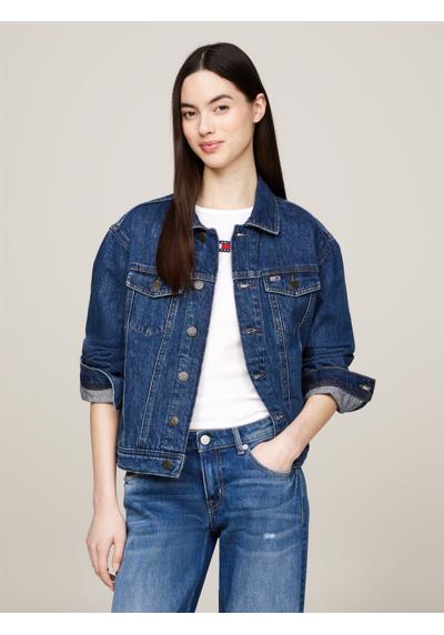 Джинсовая куртка с флагом Tommy Jeans MOM CLS JACKET BH0056