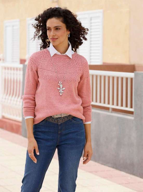 Ажурный свитер Ajour-Pullover