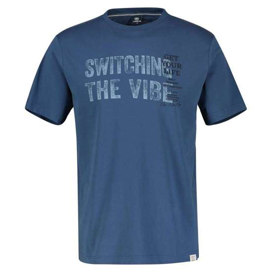 Рубашка с короткими рукавами и принтом спереди