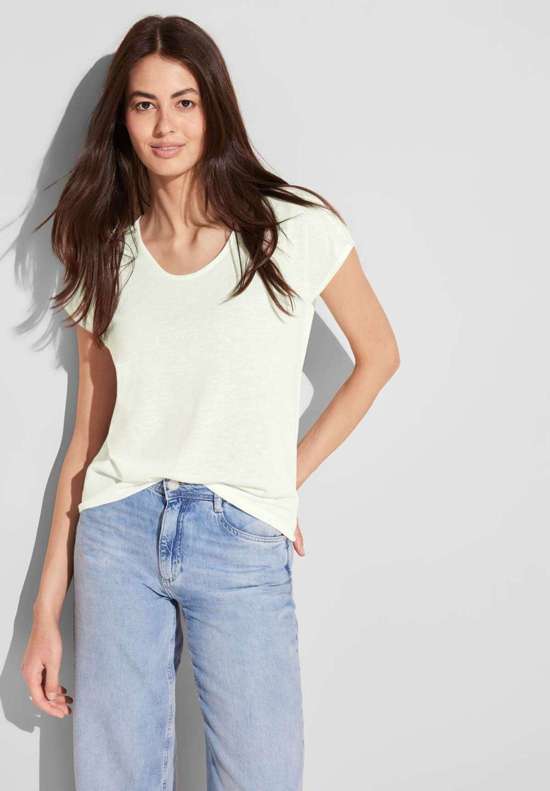 Футболка меланжевого цвета