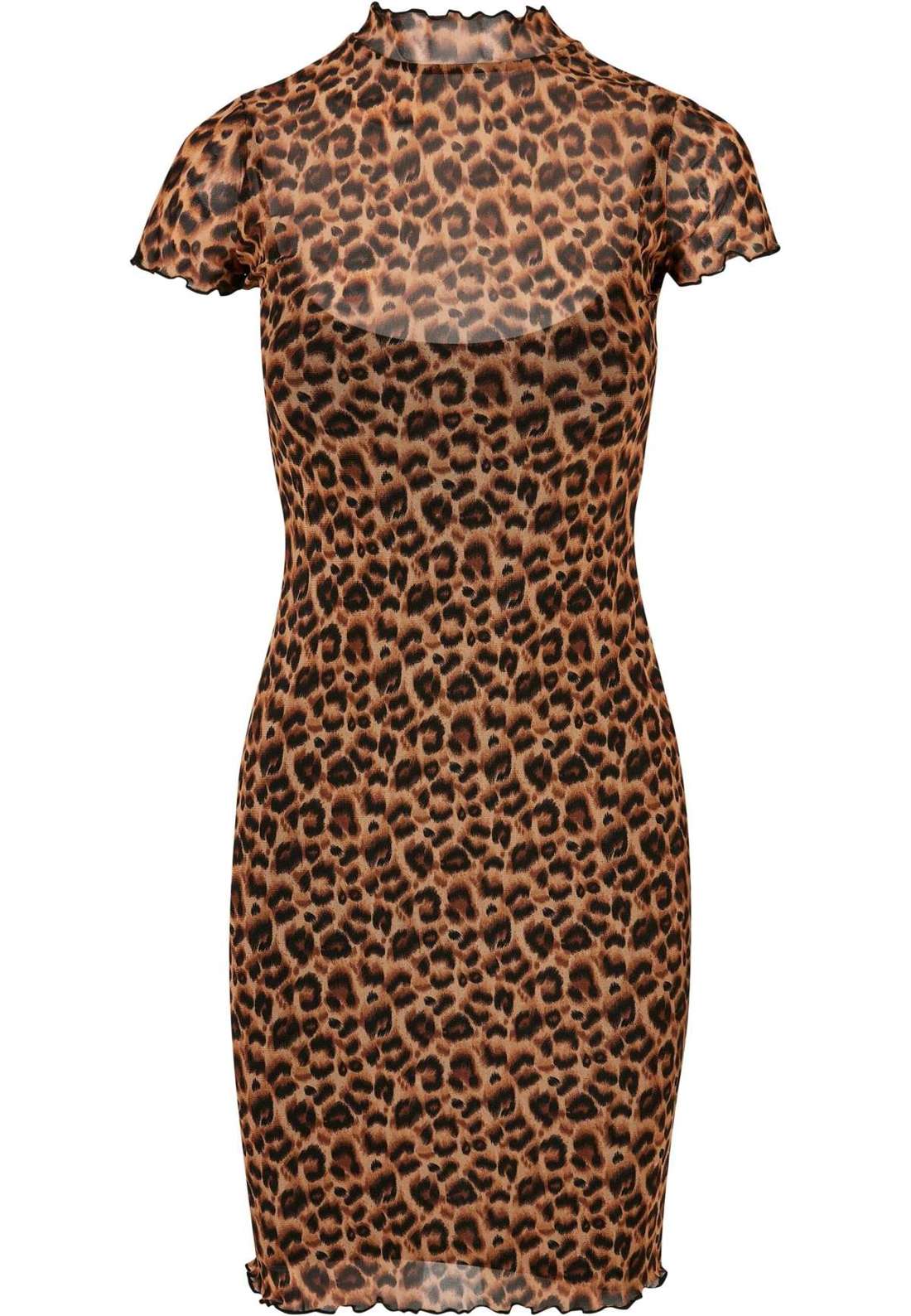 Платье-рубашка Urban Classics Damen Ladies Mesh Double Layer Dress