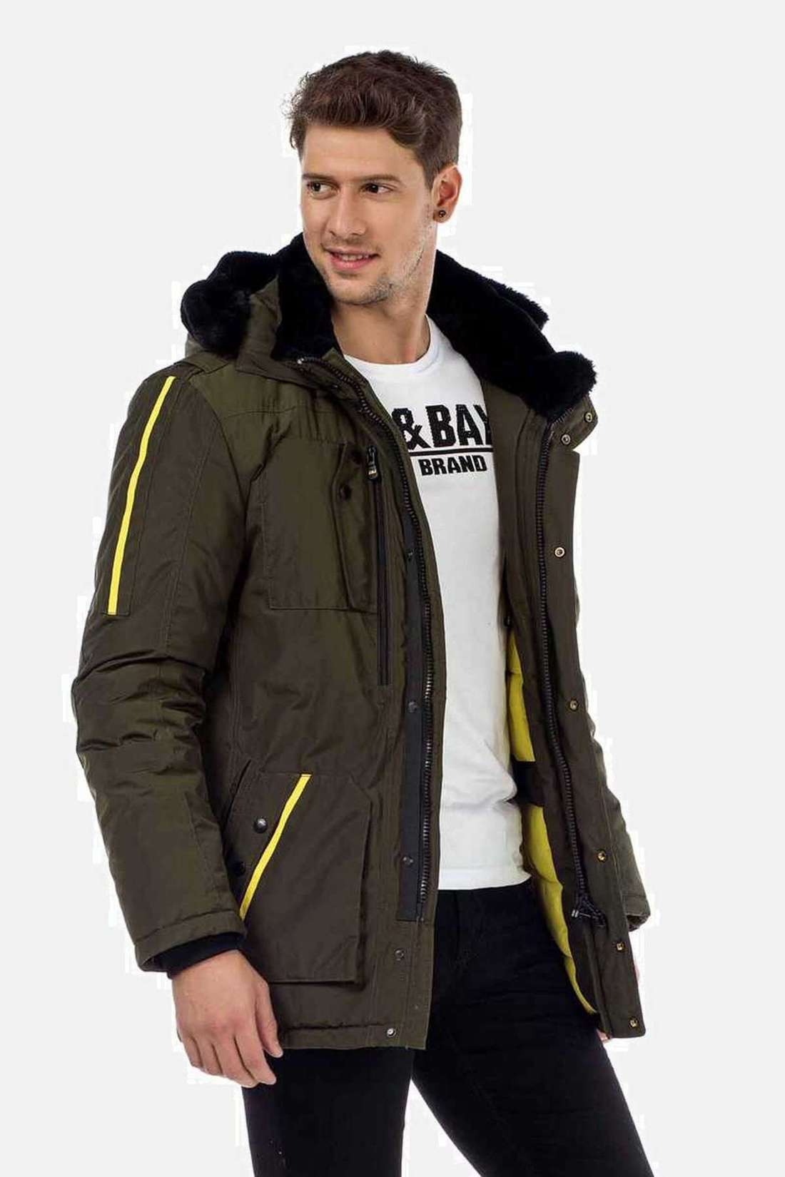Парка классического кроя с капюшоном Jacke