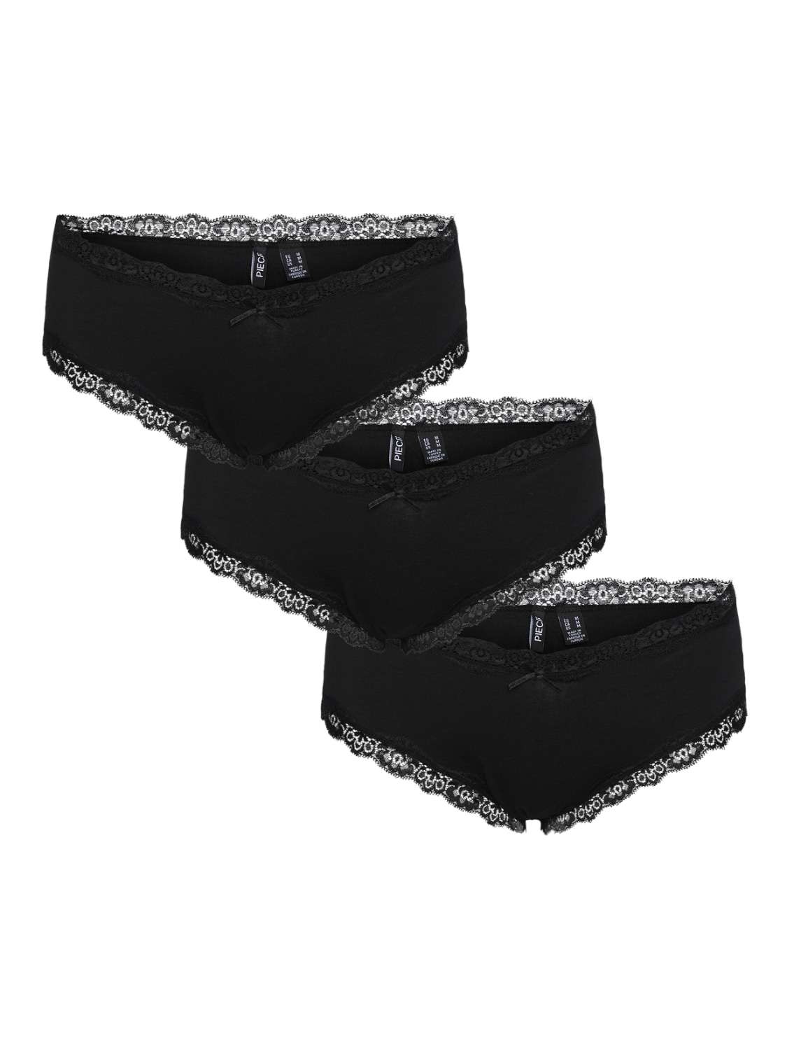 Хипстеры PCNOLA LOW CUT HIPSTER 3-PACK NOOS