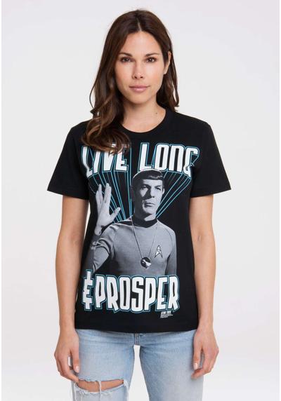 Футболка с лицензионным принтом Star Trek - Spock, Live Long