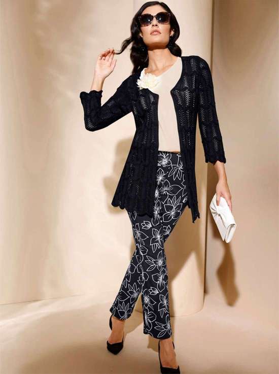 Ажурный кардиган