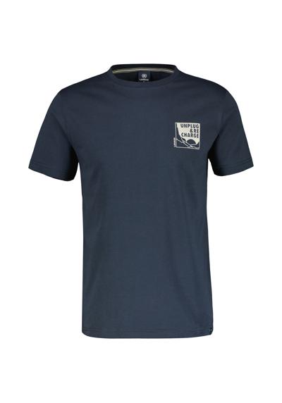 футболка LERROS Herren T-Shirt mit kleinem Mottoprint