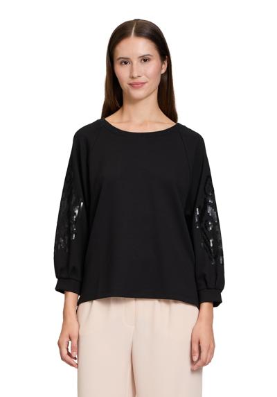 рубашка с рукавом 3/4 Sweatshirt mit Trompetenärmeln