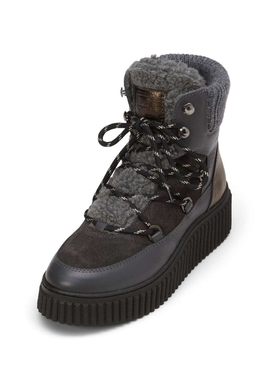 Ботильоны mit Schnürung im Bergsteiger-Style