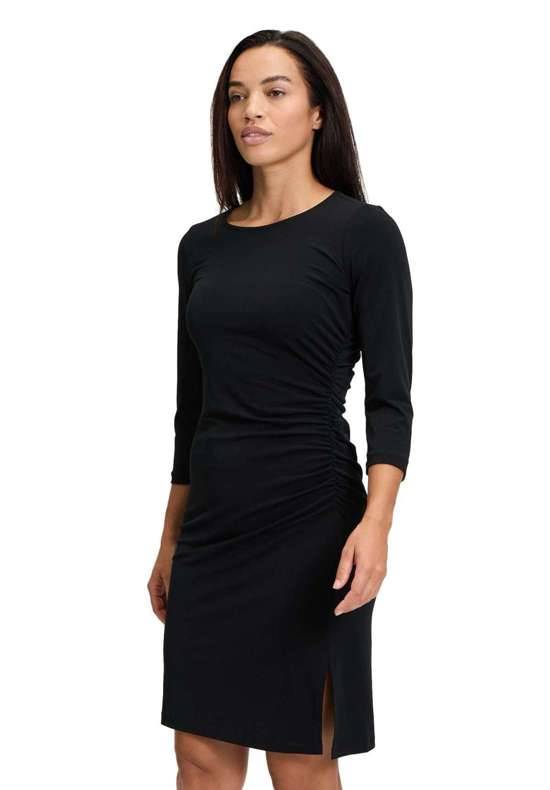 Платье с принтом Casual-Kleid mit Raffung