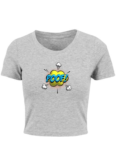 футболка Damen Ladies POOF Comic Cropped Tee