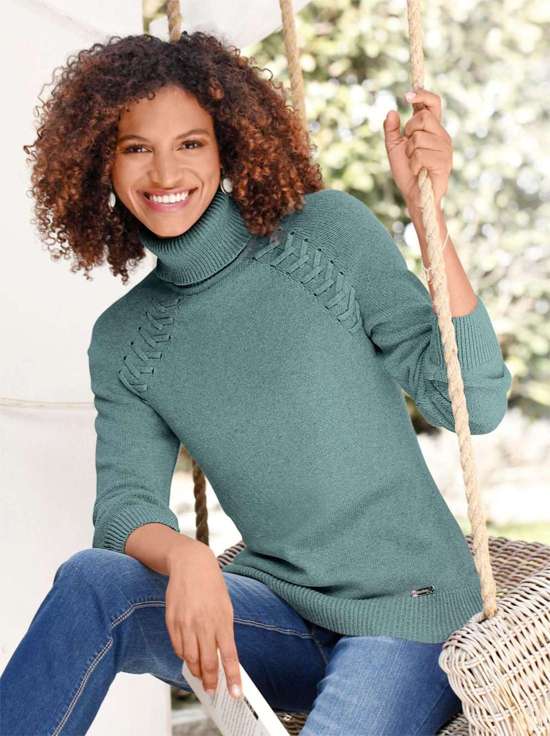 Свитер с высоким воротником Pullover