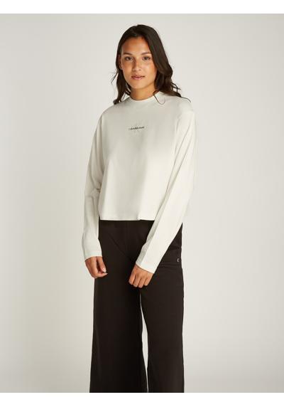 Рубашка с длинными рукавами и вышивкой логотипа MONOLOGO LOOSE LS TEE
