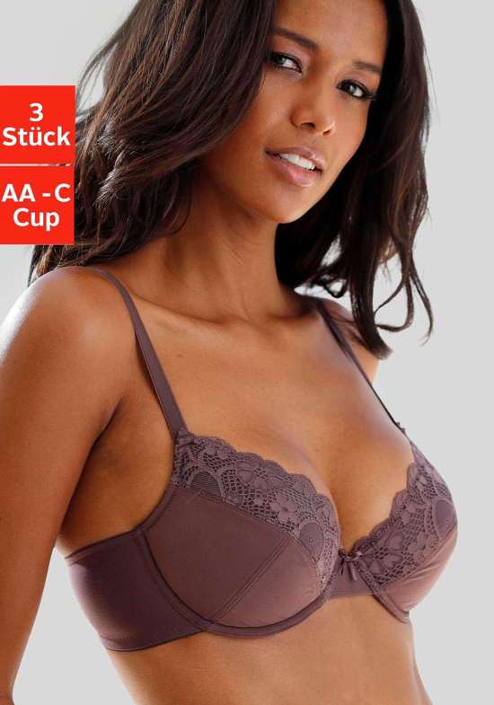 Бюстгальтер пуш-ап на косточках в привлекательной мультиупаковке.