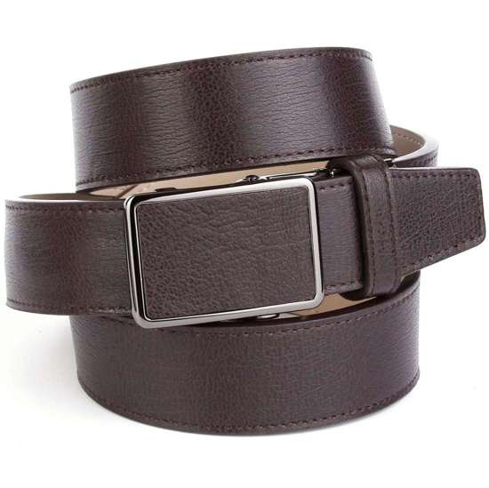 Кожаный ремень для повседневных брюк