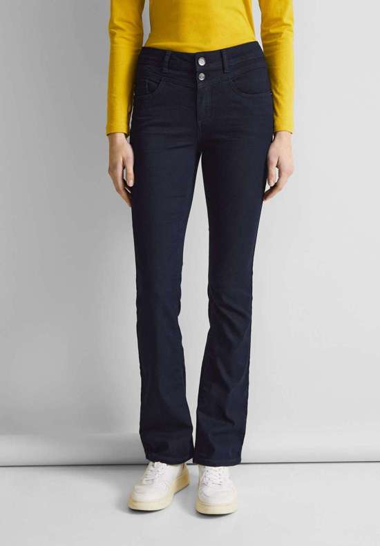 Джинсы Bootcut темно-синего цвета