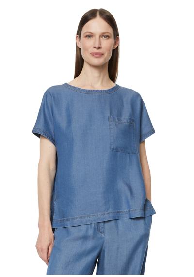 Блузка с короткими рукавами aus TENCEL™ Lyocell