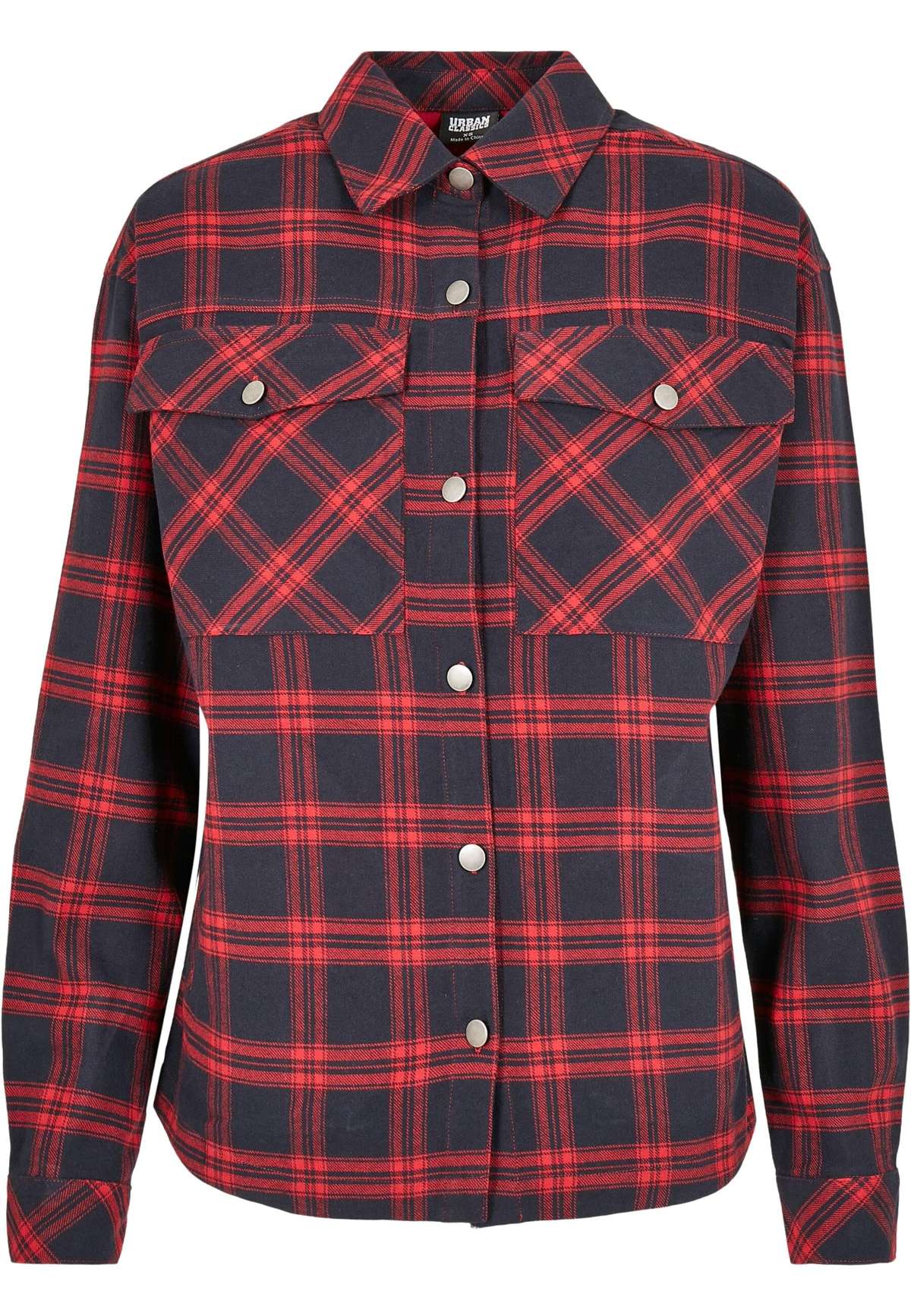 Рубашка с длинным рукавом Urban Classics Damen Ladies Oversized Overshirt