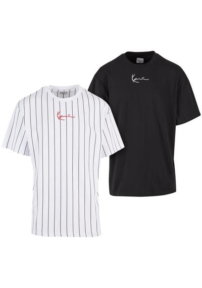 Рубашка с длинным рукавом Herren KM222-101-2 KK 2-Pack Pinstripe + Essential Tee