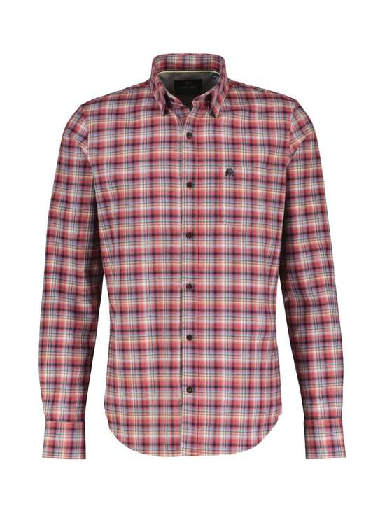 Рубашка в клетку LERROS Karohemd in wertiger Fischgratqualität