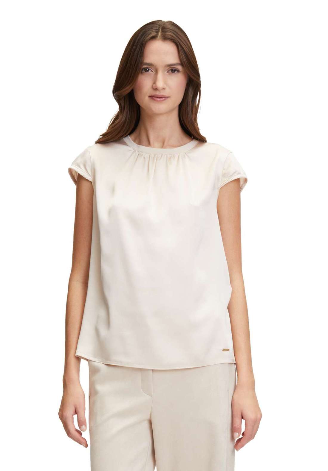 Рубашка с коротким рукавом Betty & Co Blusenshirt mit Webbesatz