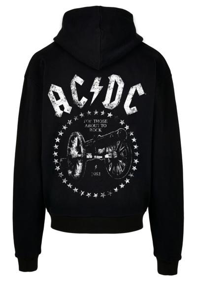 Толстовка с капюшоном PLUS SIZE ACDC We Salute You Cannon