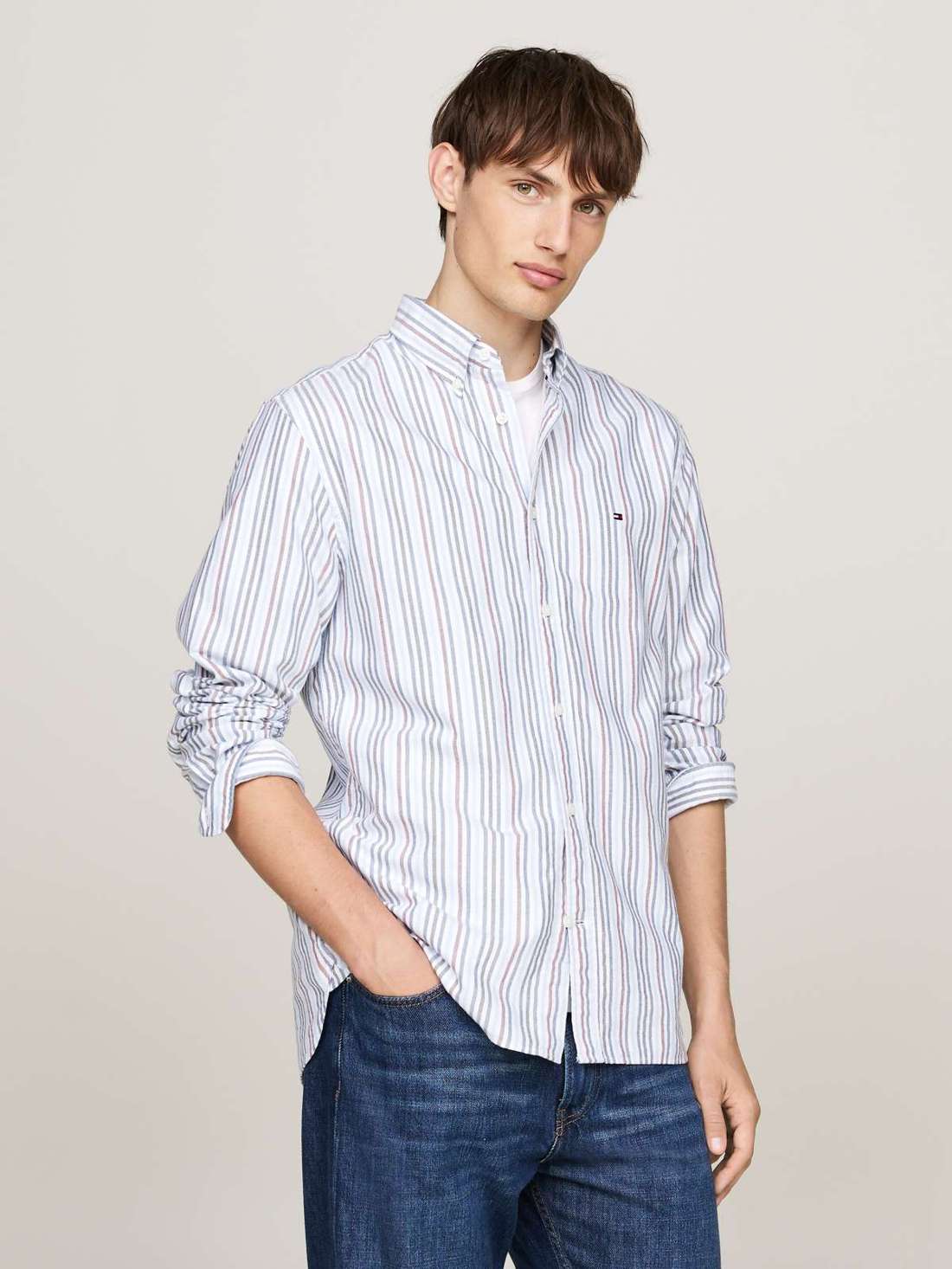 Рубашка с длинным рукавом MULTI STRIPE OXFORD RF SHIRT