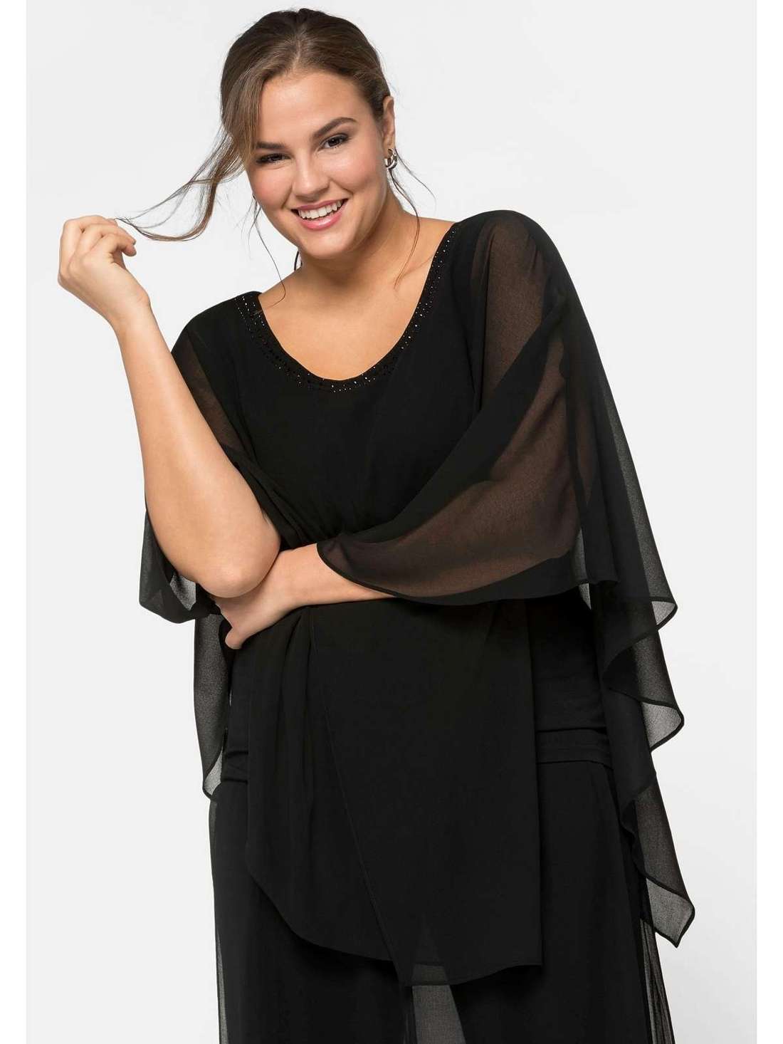 Туника в элегантном образе 2 в 1. Große Größen