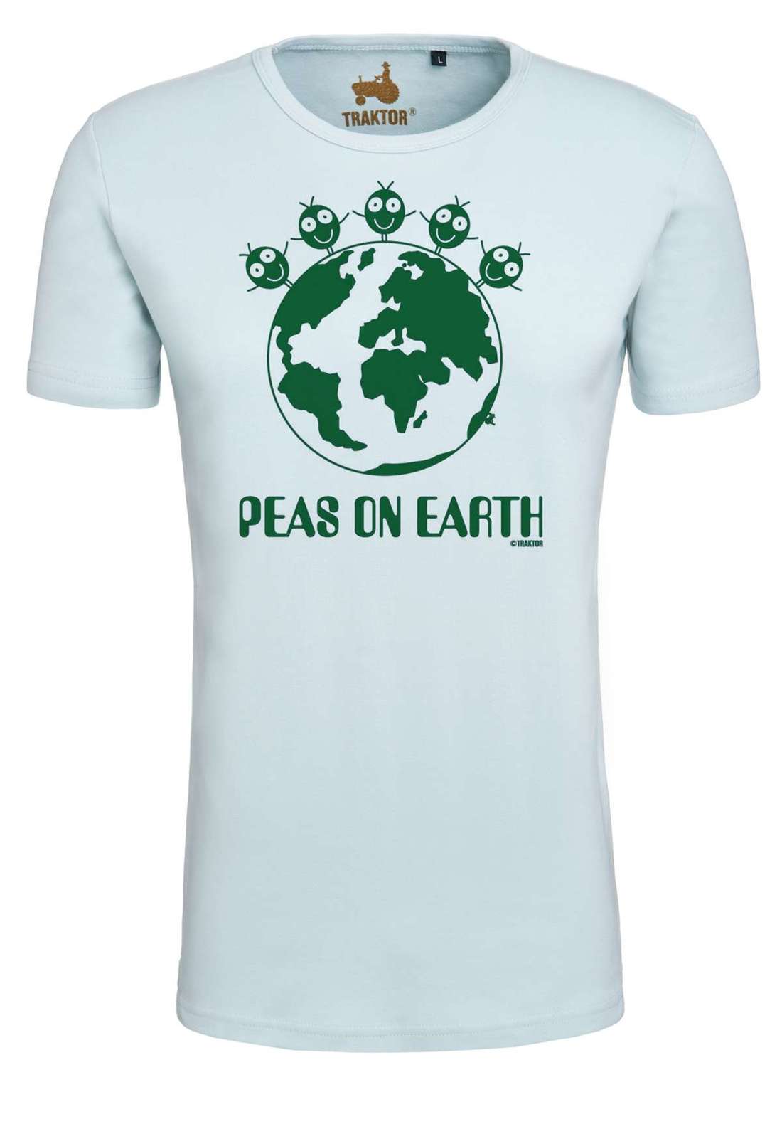 Футболка с забавным принтом Peas On Earth