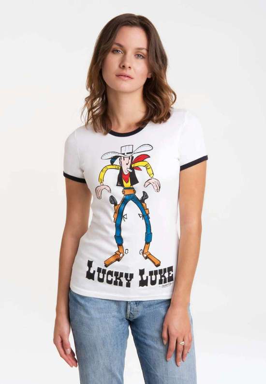 Футболка с лицензионным оригинальным дизайном Lucky Luke