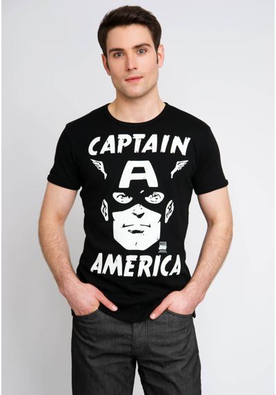 футболка с принтом «Капитан Америка» Captain America - Portrait