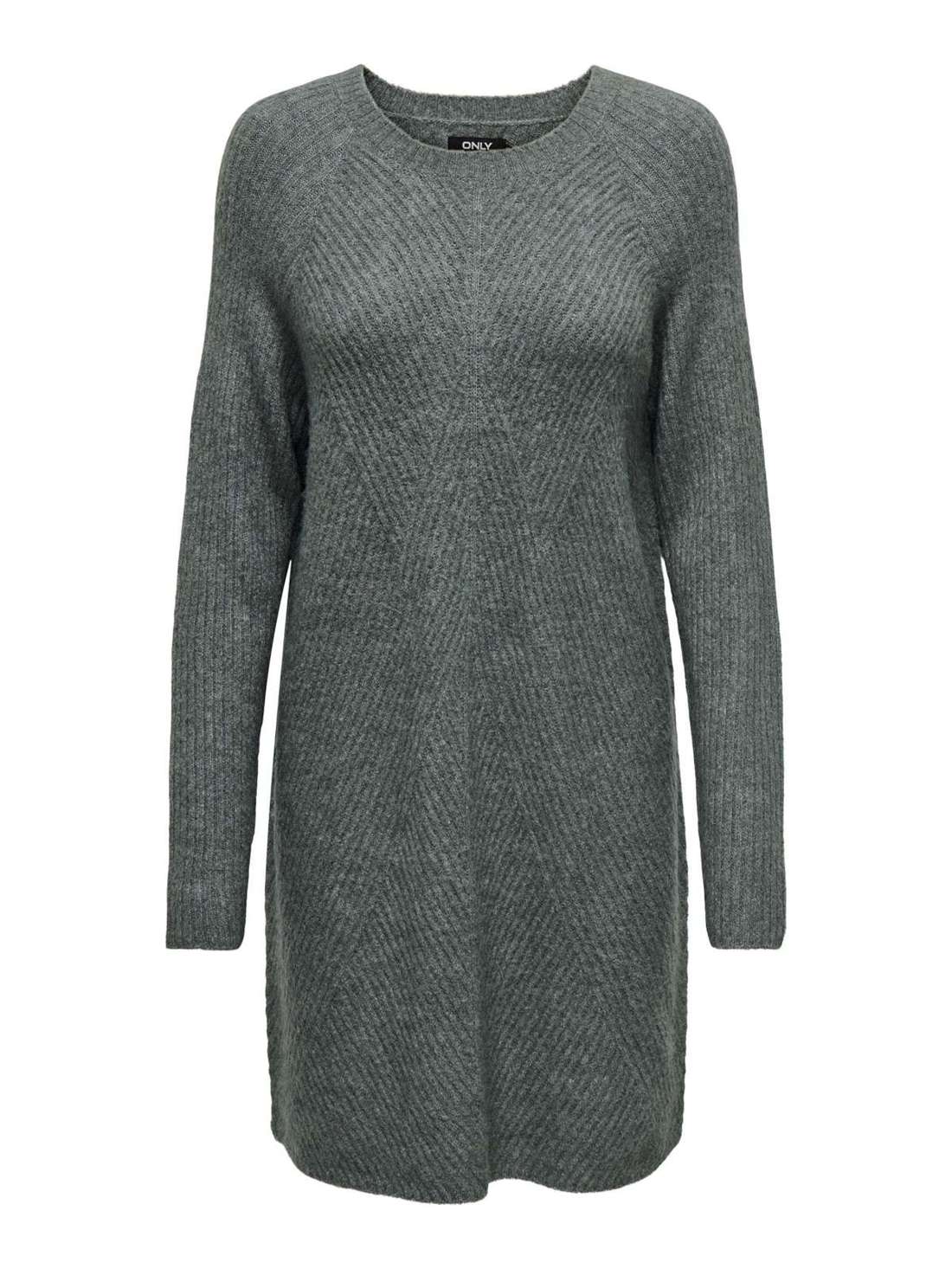 Трикотажное платье ONLCAROL L/S DRESS KNT NOOS